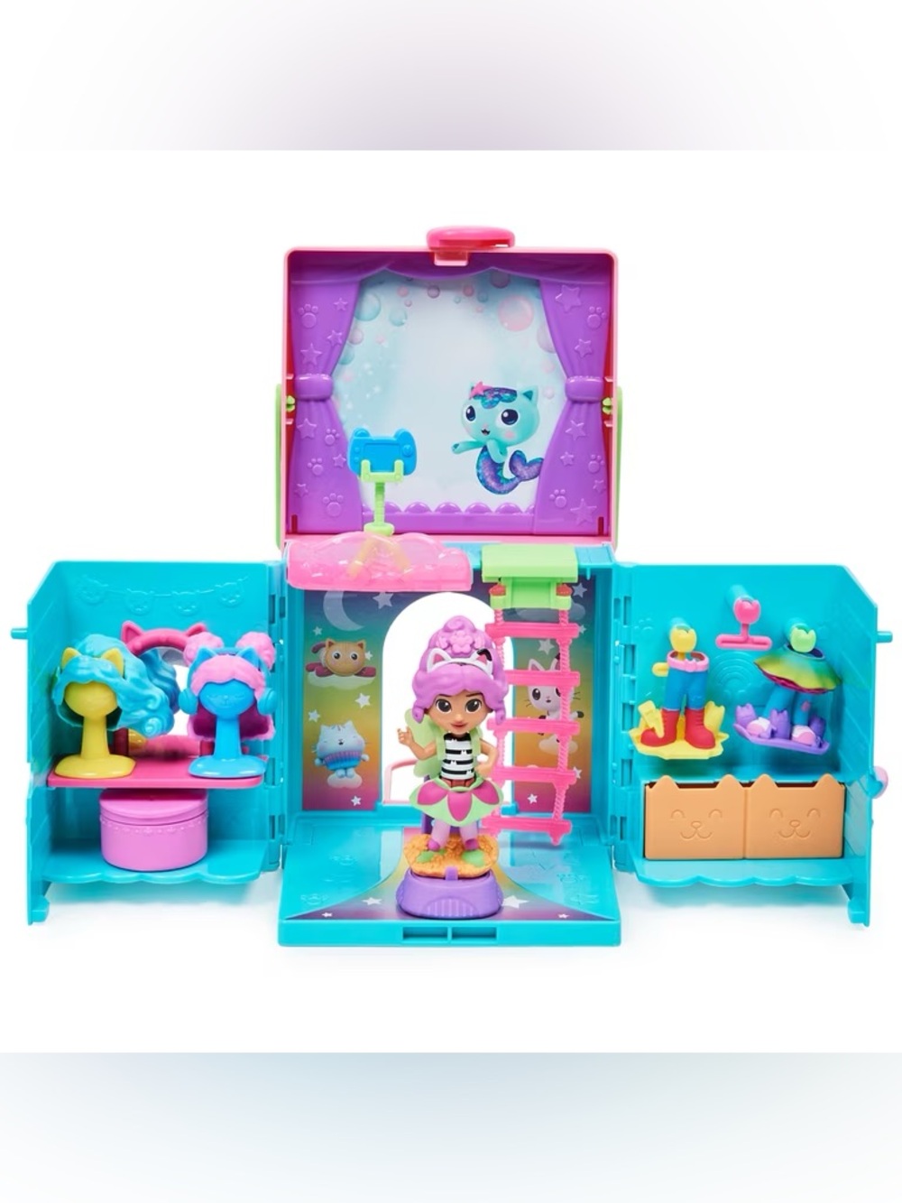 Gabby’s Dollhouse Portable Dress-Up Closet Playset with Doll & Accessories